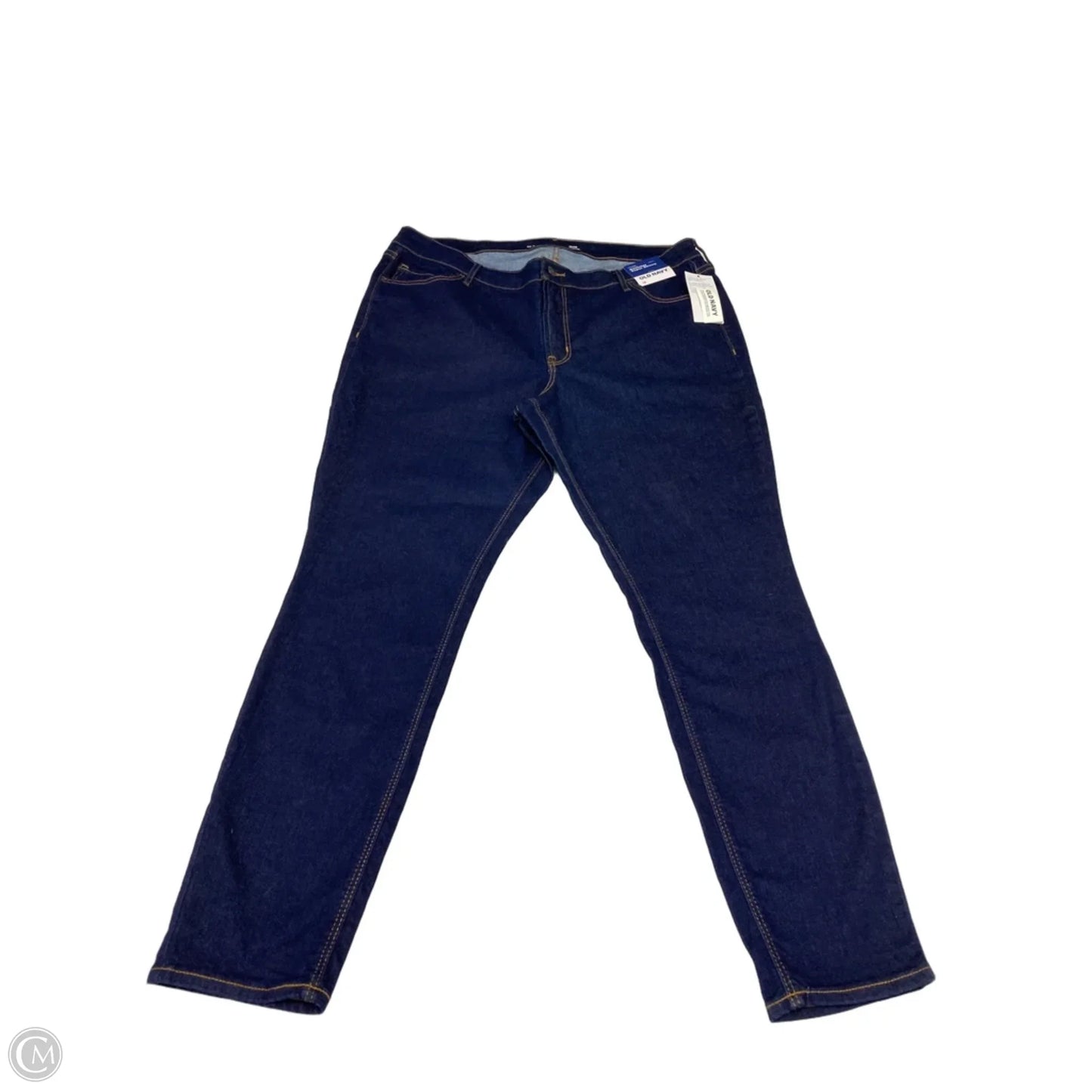 Jeans Skinny By Old Navy In Blue Denim, Size: 18