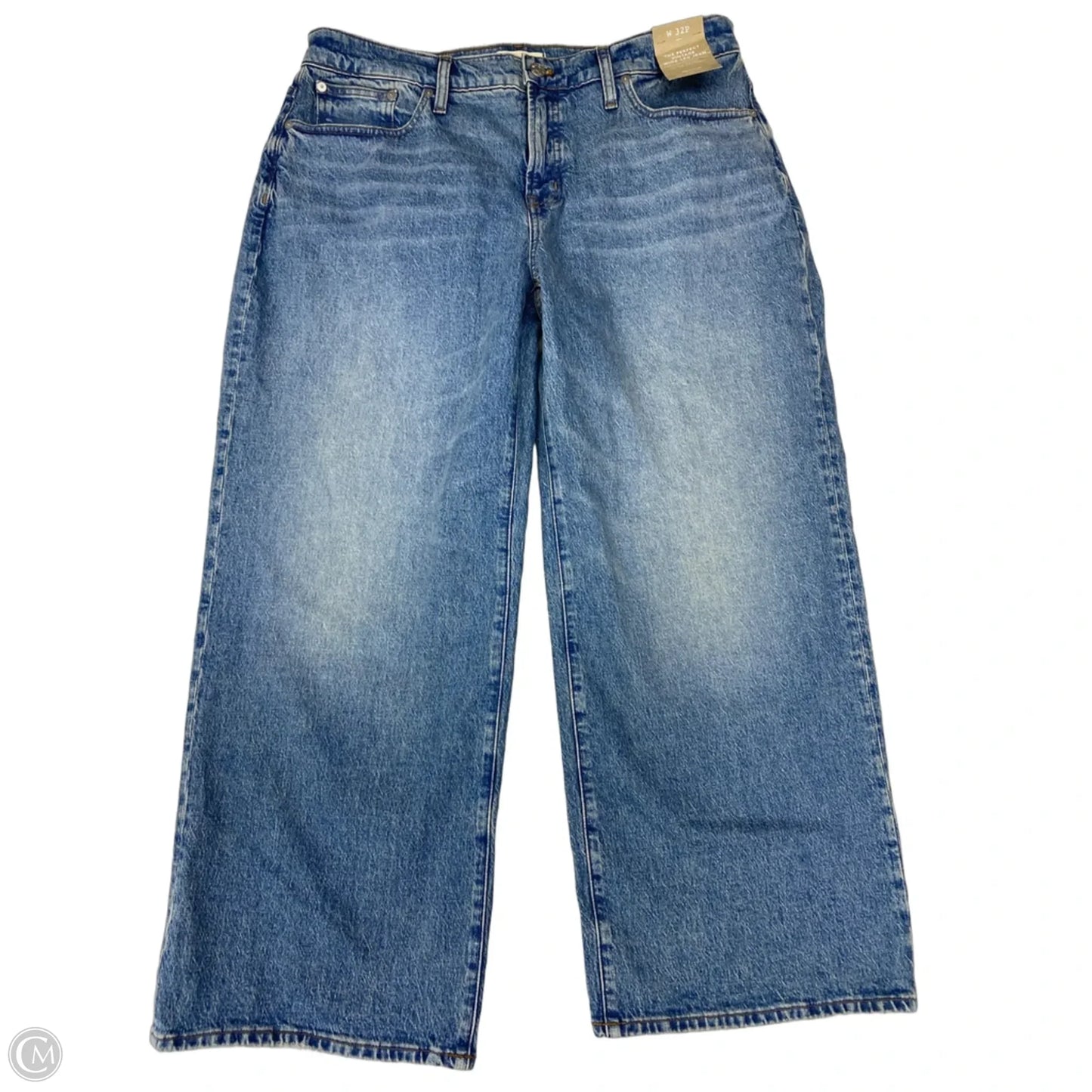Jeans Wide Leg By Madewell In Blue Denim, Size: 16