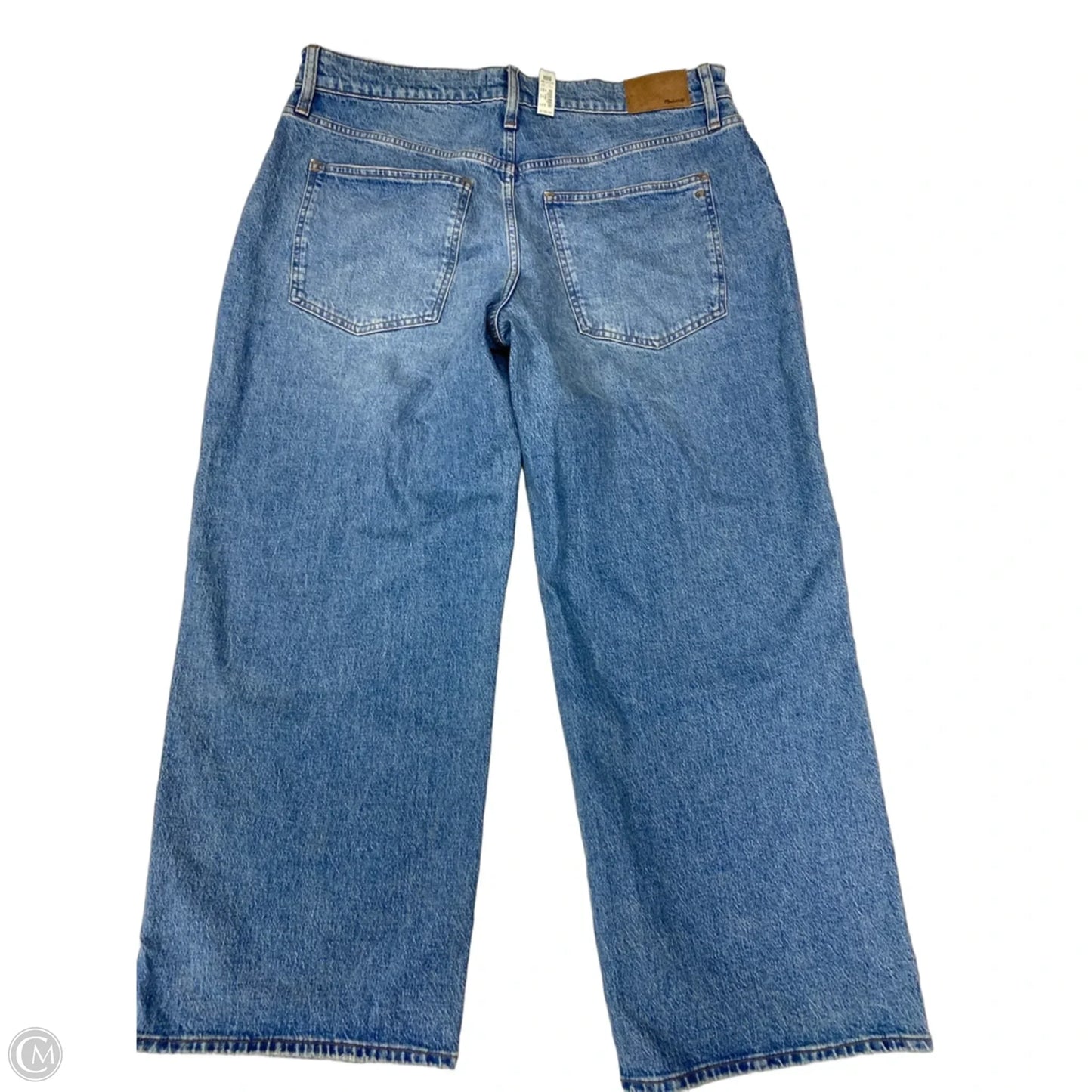 Jeans Wide Leg By Madewell In Blue Denim, Size: 16