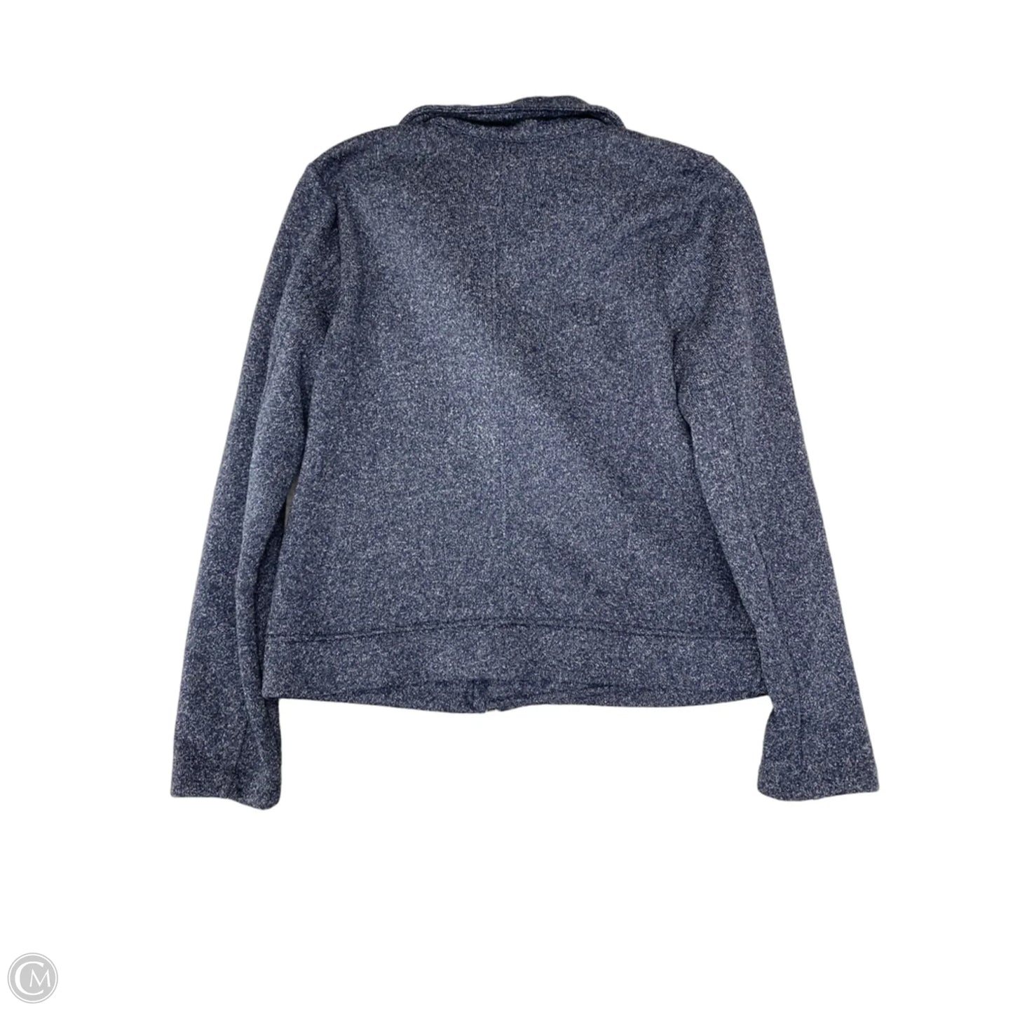 Jacket Moto By Banana Republic In Navy, Size: L