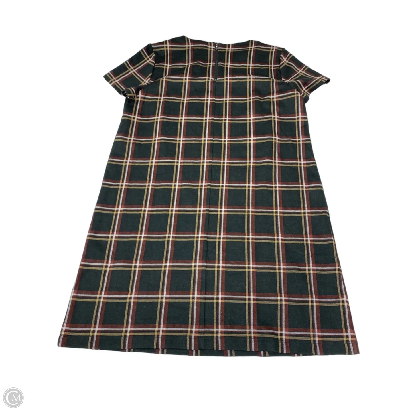 Dress Casual Short By Loft In Plaid Pattern, Size: L