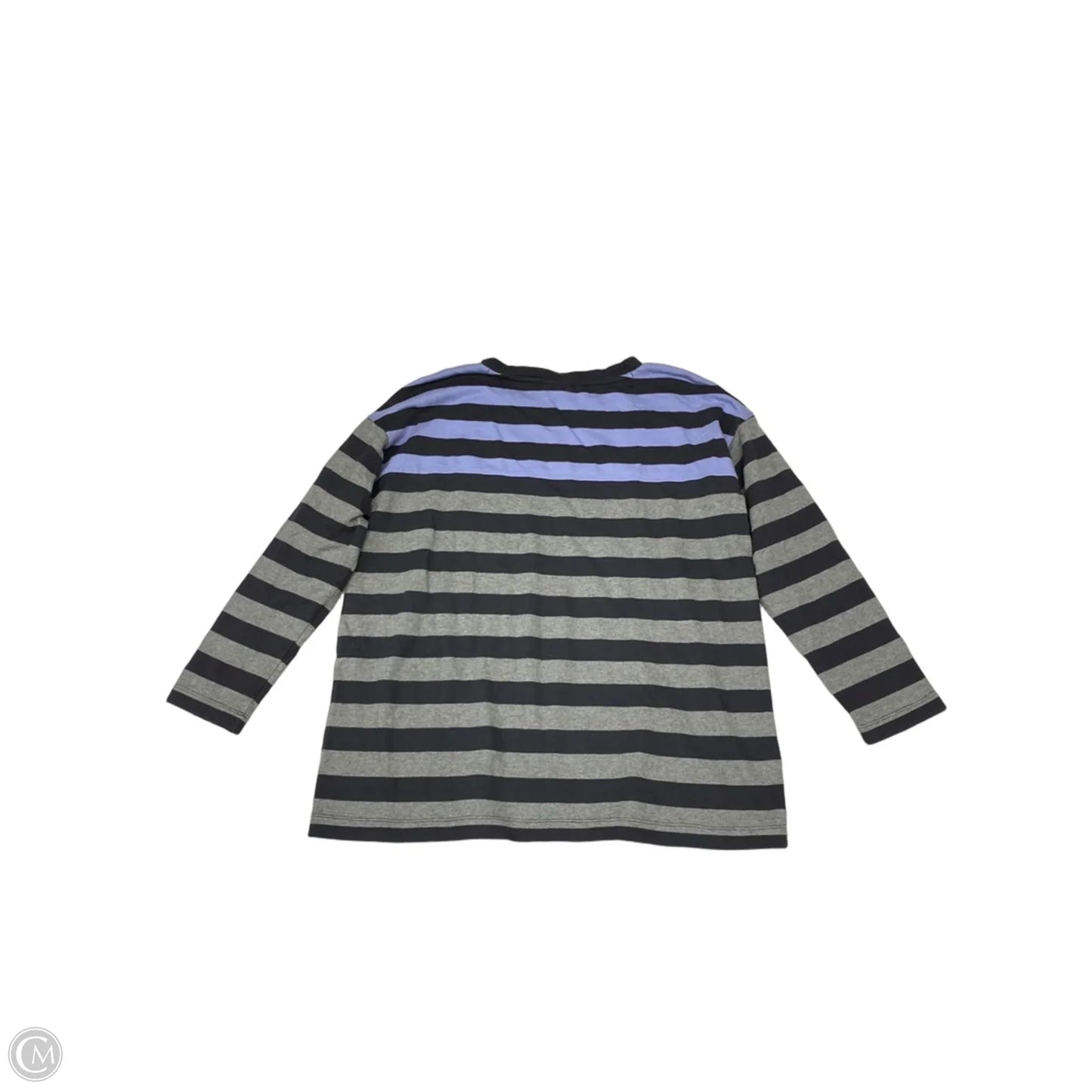 Top Long Sleeve By J. Jill In Striped Pattern, Size: L