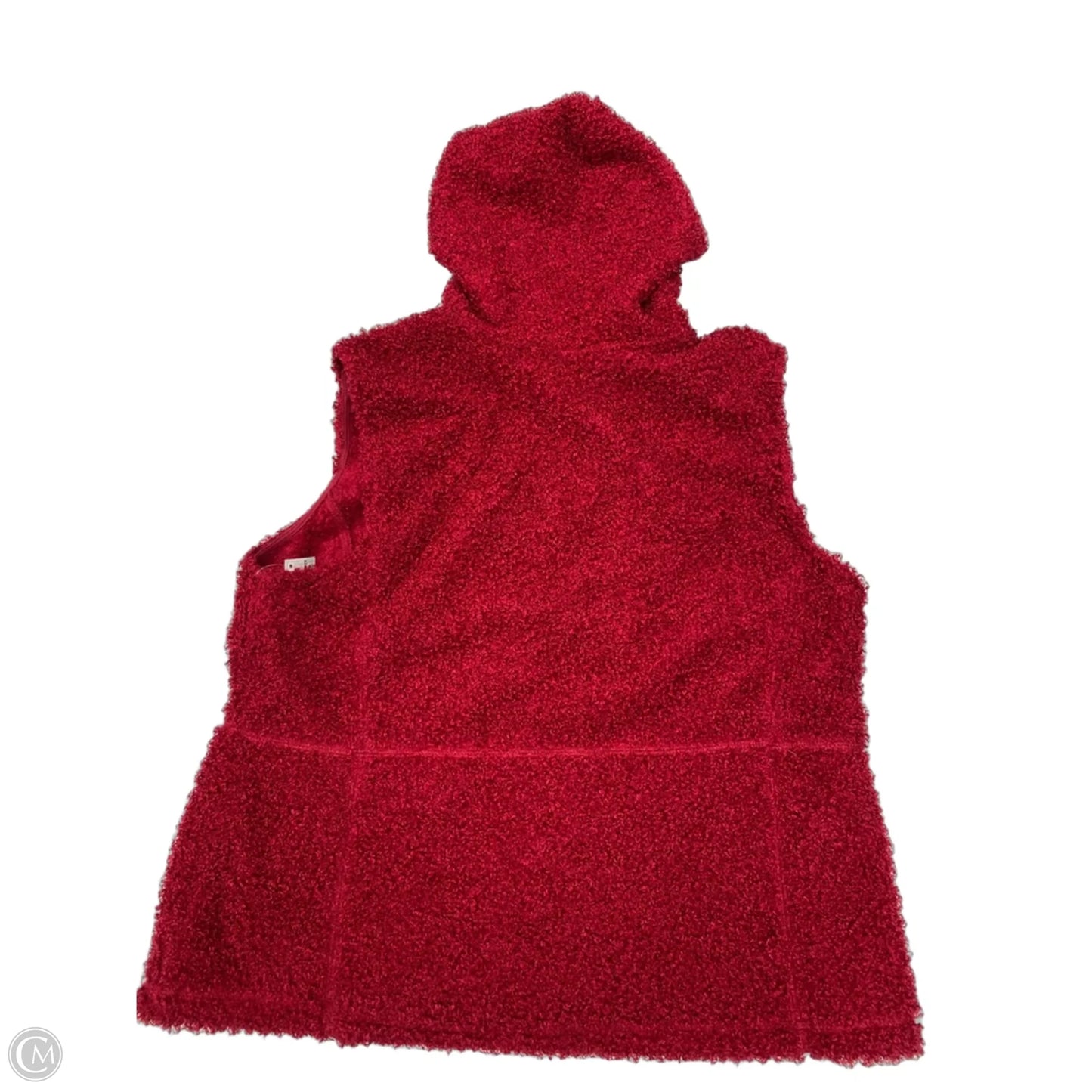 Vest Fleece By J. Jill In Red, Size: Xl