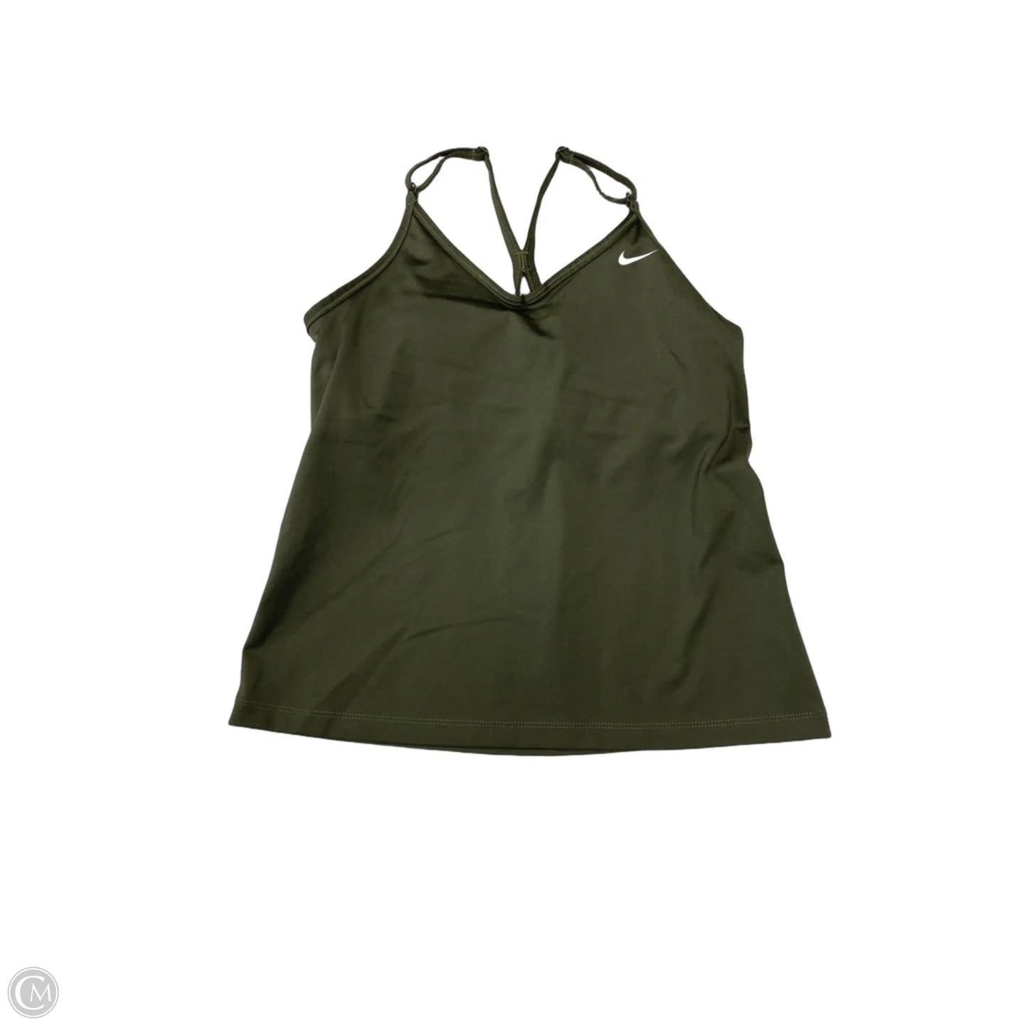 Athletic Tank Top By Nike Apparel In Green, Size: S