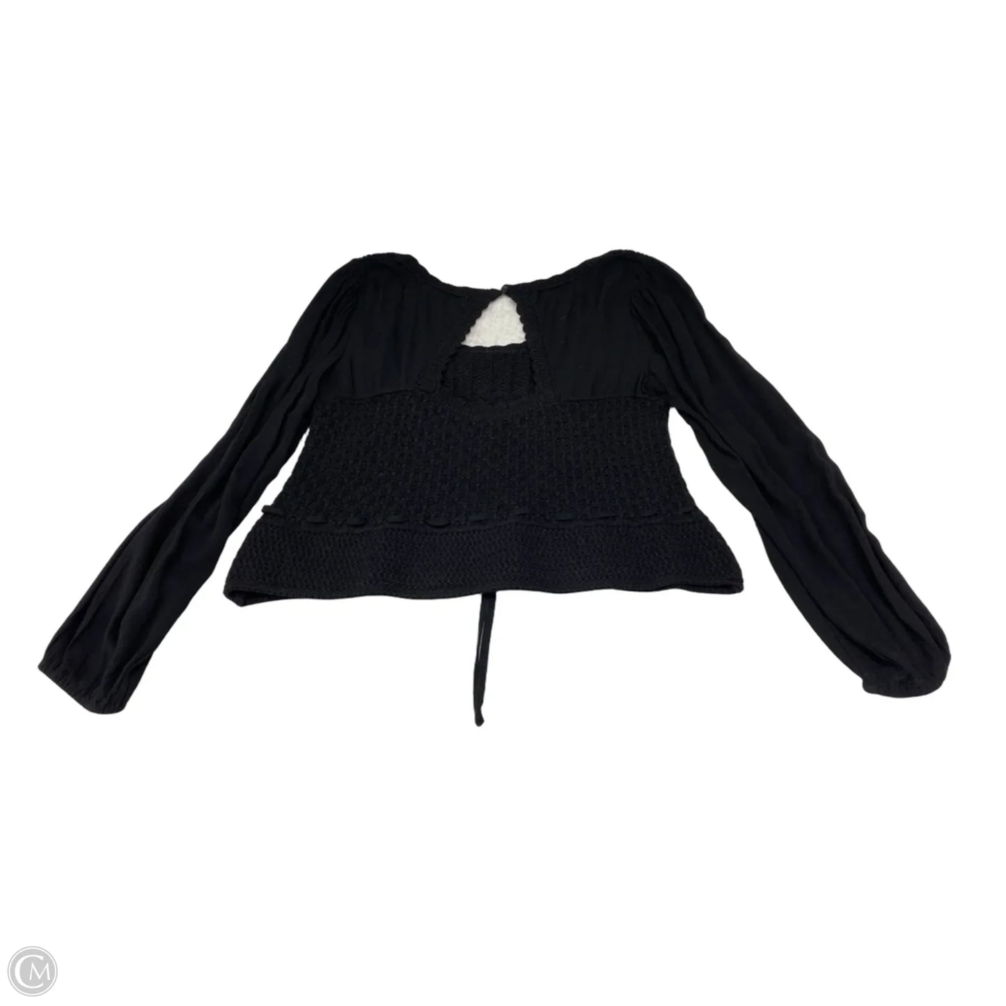 Top Long Sleeve By Saltwater Luxe In Black, Size: M