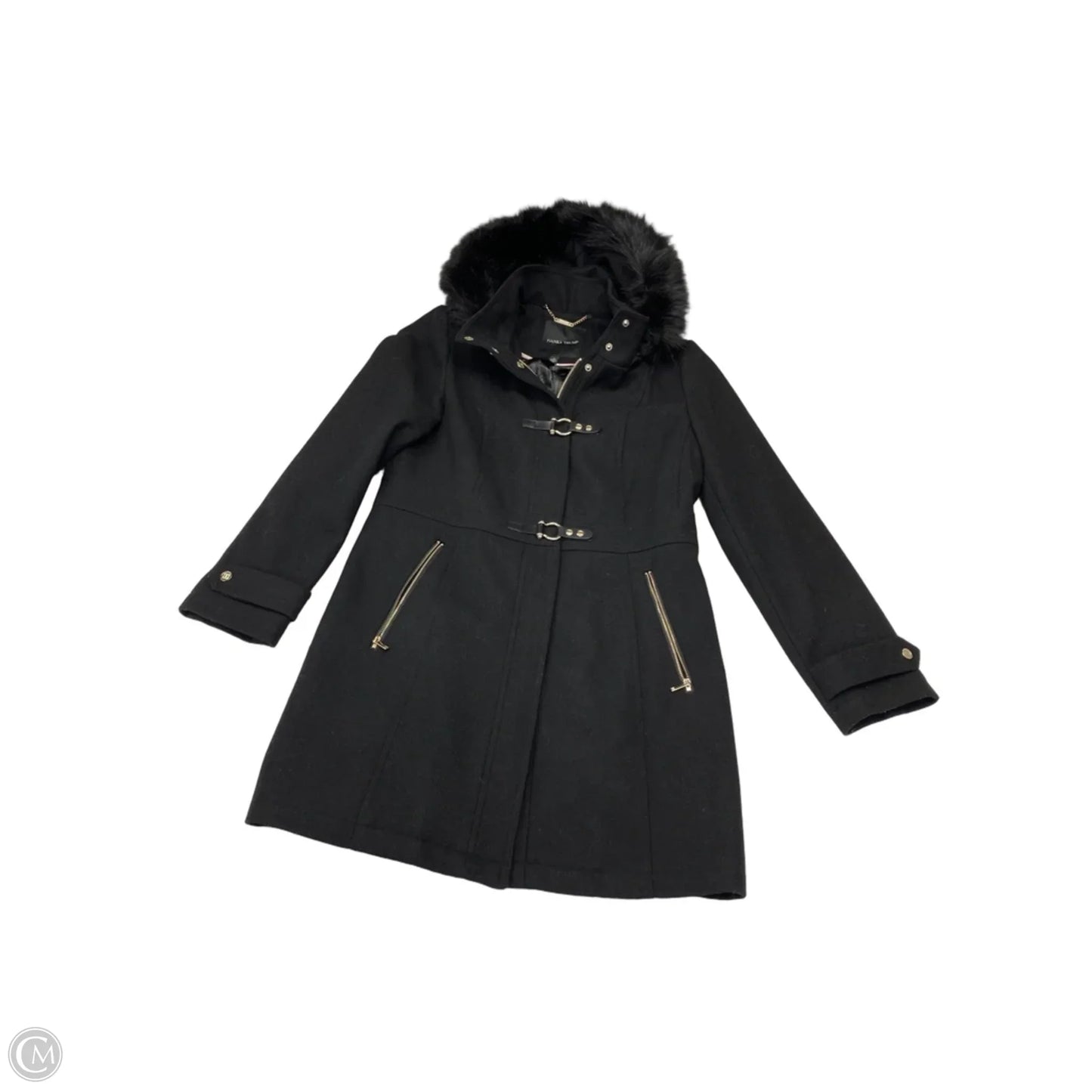 Coat Wool By Ivanka Trump In Black, Size: M
