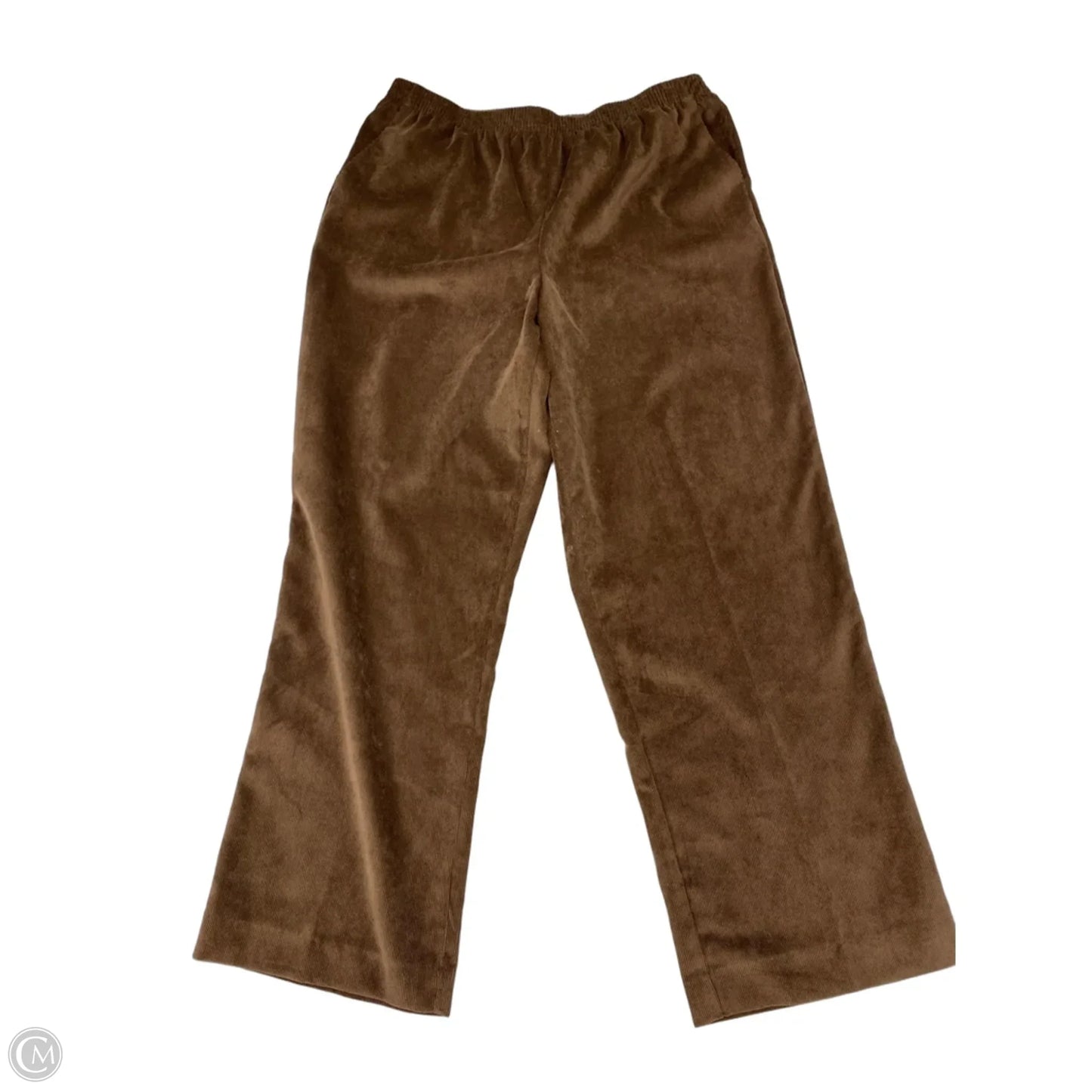 Pants Corduroy By Alfred Dunner In Brown, Size: 14