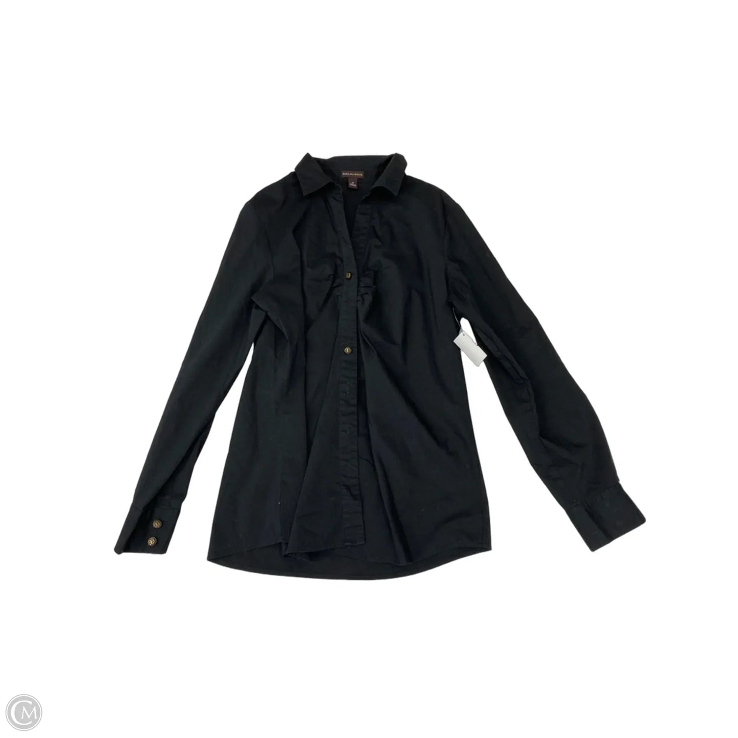 Top Long Sleeve By Dana Buchman In Black, Size: M