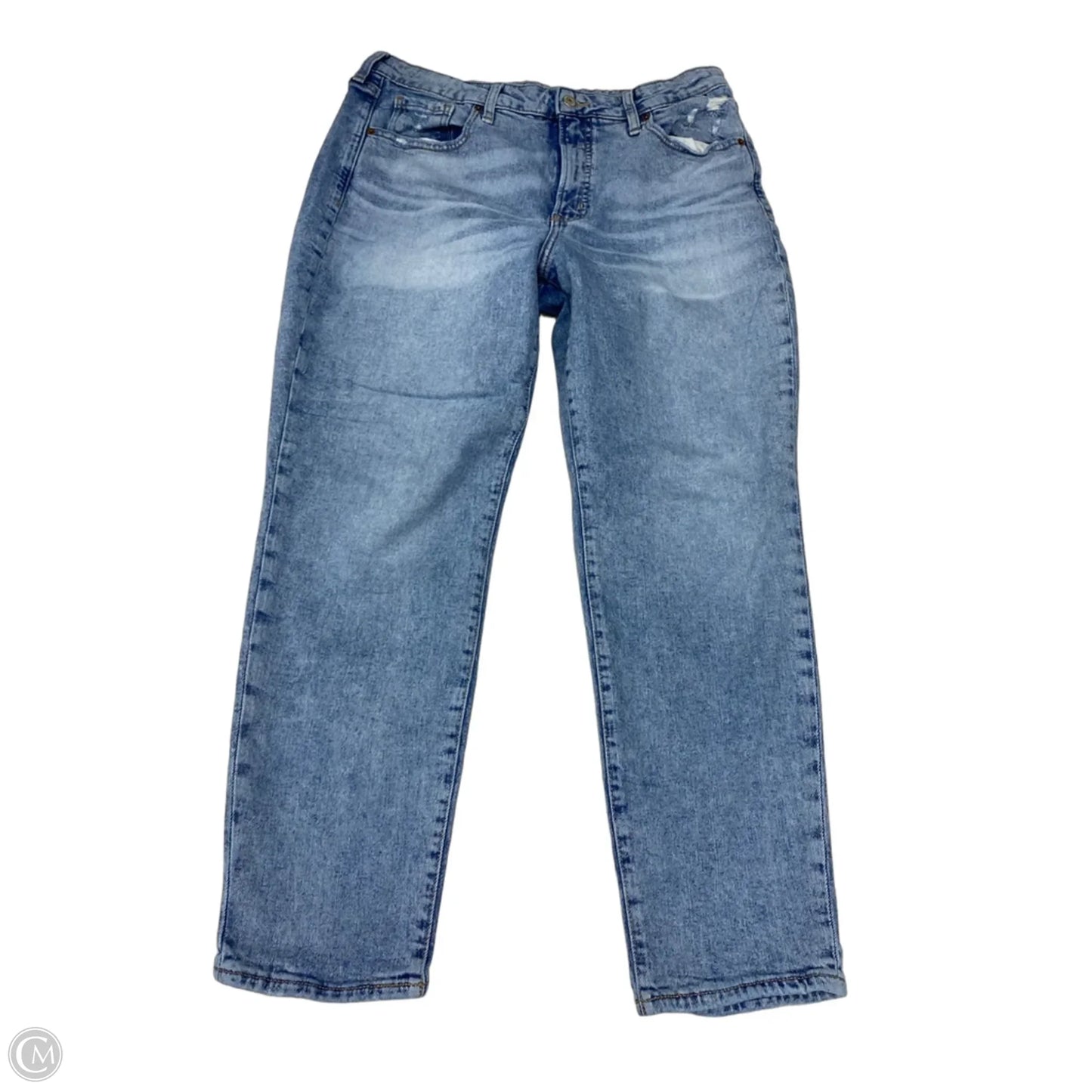 Jeans Straight By Old Navy In Blue Denim, Size: 16