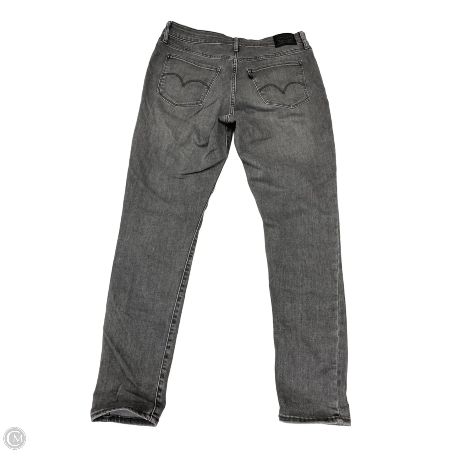 Jeans Skinny By Levis In Grey, Size: 16