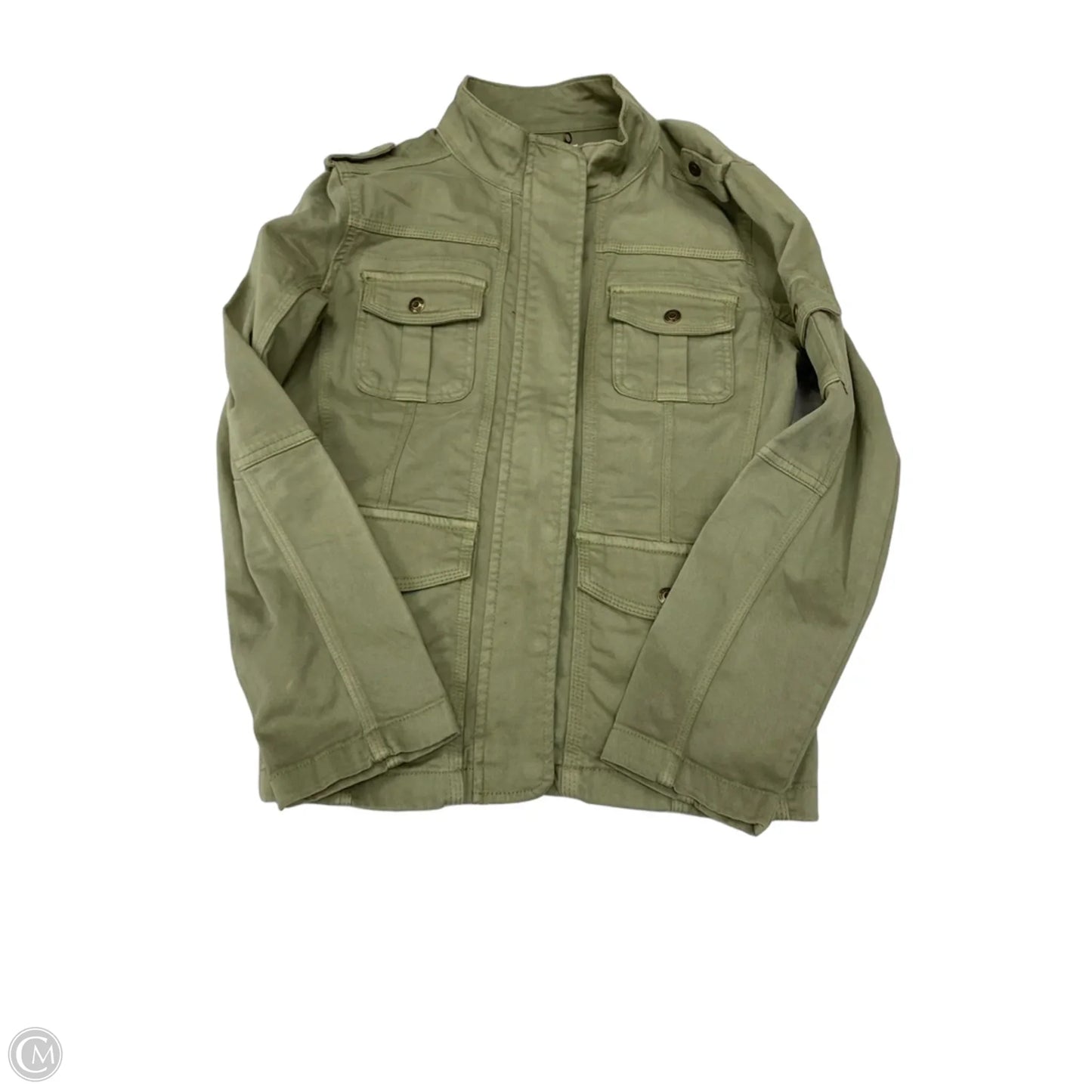 Jacket Utility By Kensie In Green, Size: L