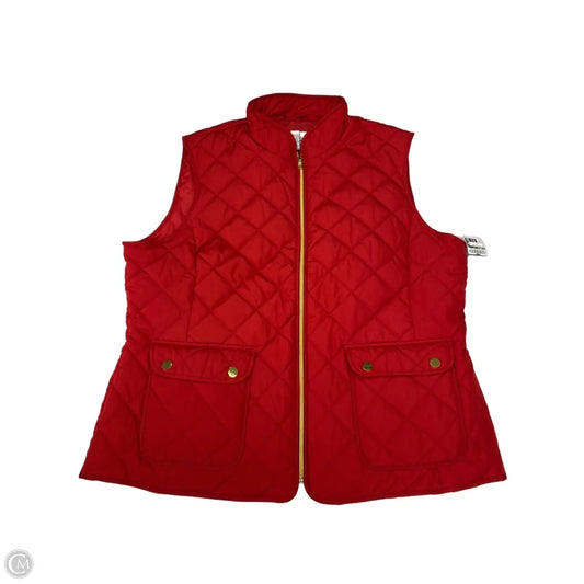 Vest Puffer & Quilted By St Johns Bay In Red, Size: Xl