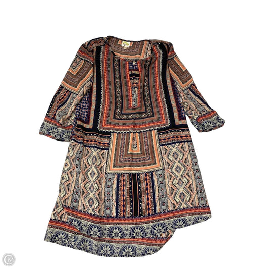 Tunic 3/4 Sleeve By Figuero & Flower In Multi-colored, Size: Xl