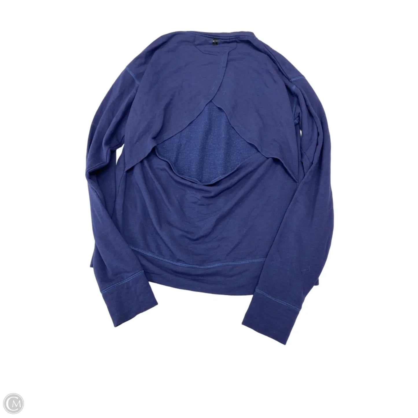 Athletic Sweatshirt Crewneck By Under Armour In Navy, Size: M