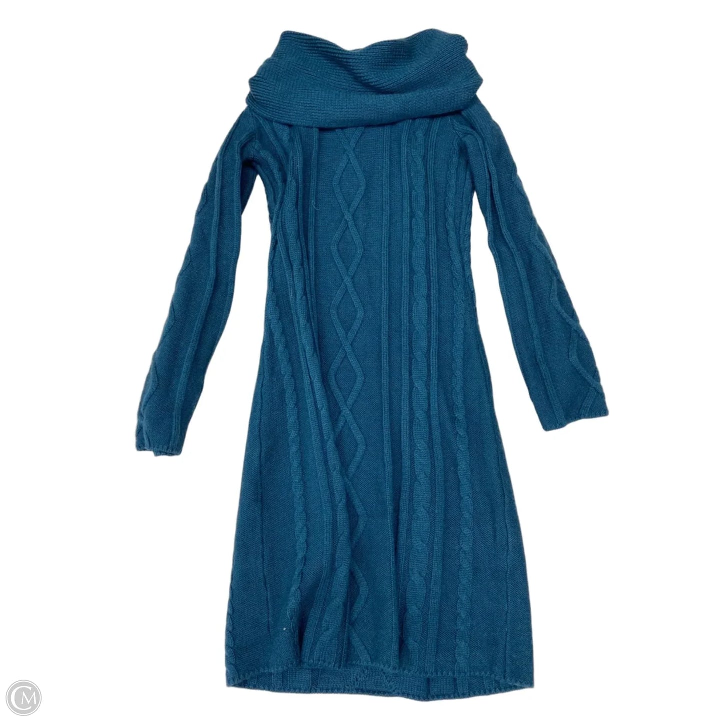 Dress Sweater By Cynthia Rowley In Teal, Size: Xs