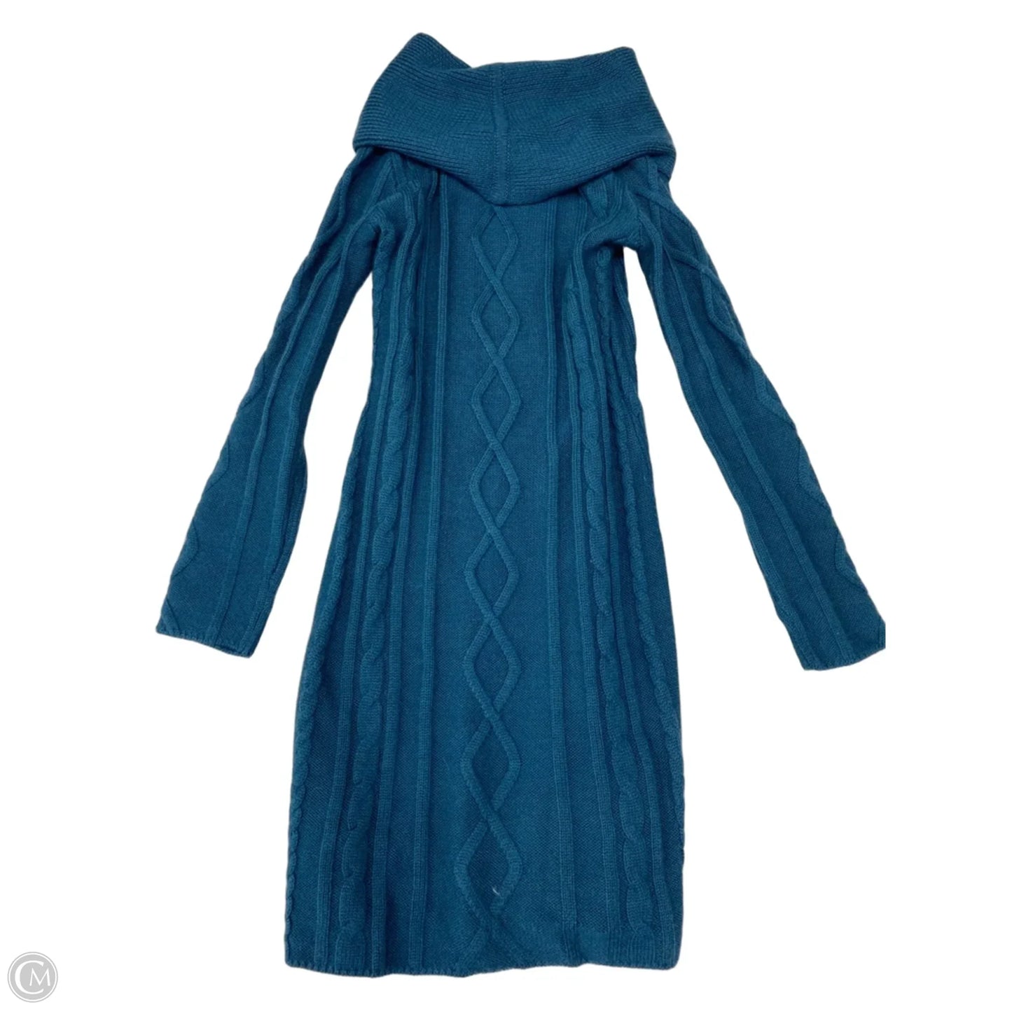 Dress Sweater By Cynthia Rowley In Teal, Size: Xs