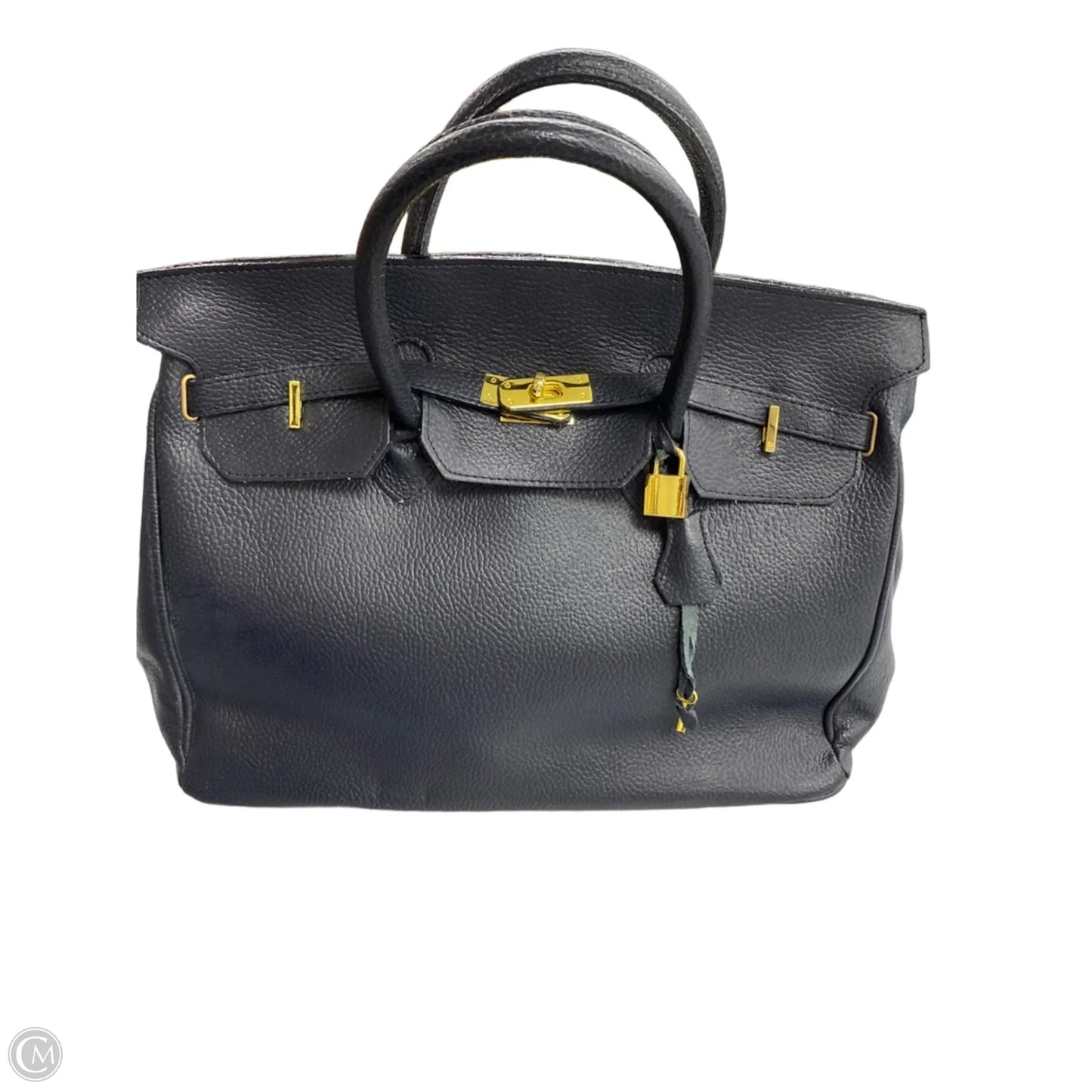 Handbag Leather By Cmc, Size: Large