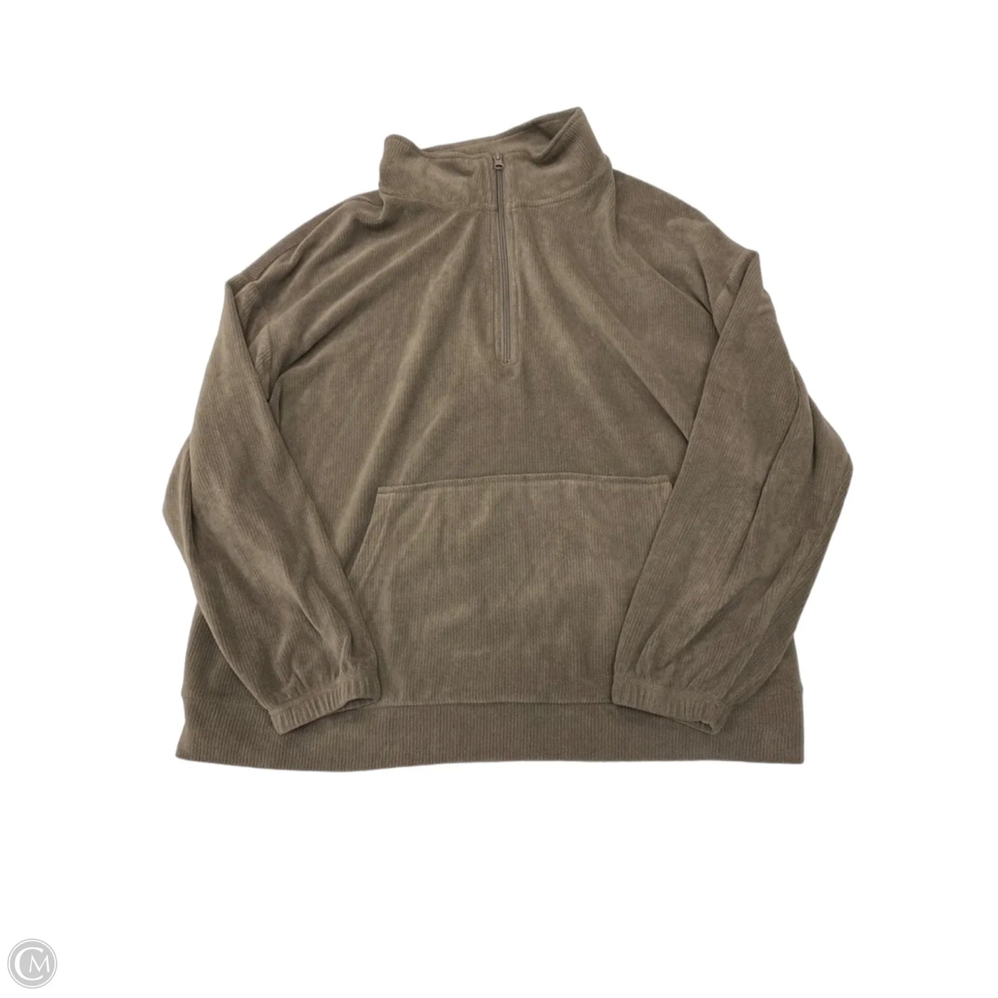 Athletic Fleece By Clothes Mentor In Brown, Size: L