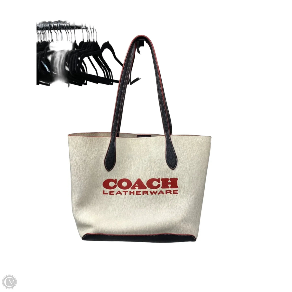 Tote Designer By Coach, Size: Medium