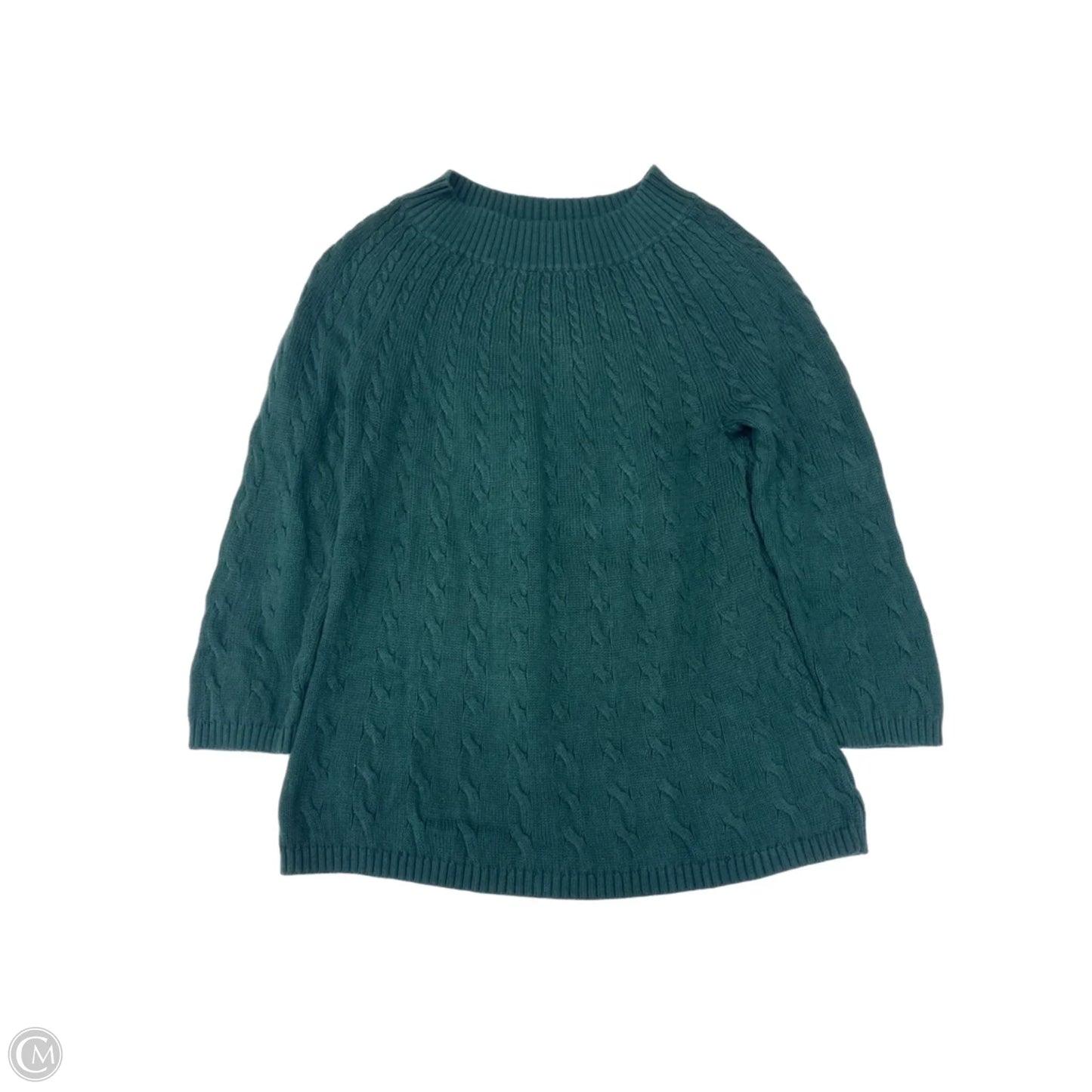 Sweater By Talbots In Green, Size: M