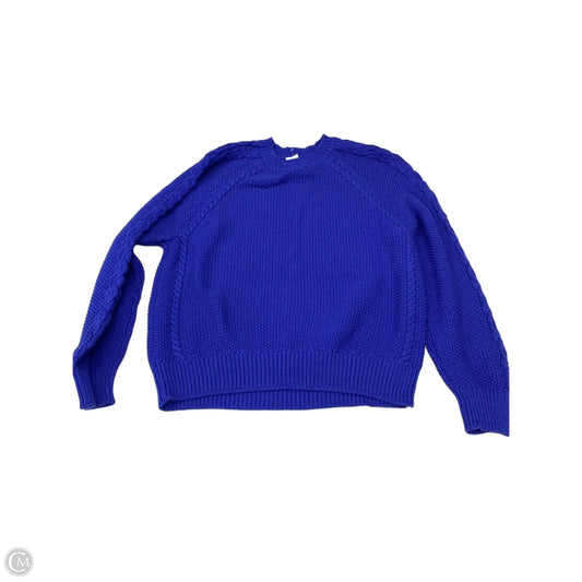 Sweater By Ann Taylor In Blue, Size: Xl