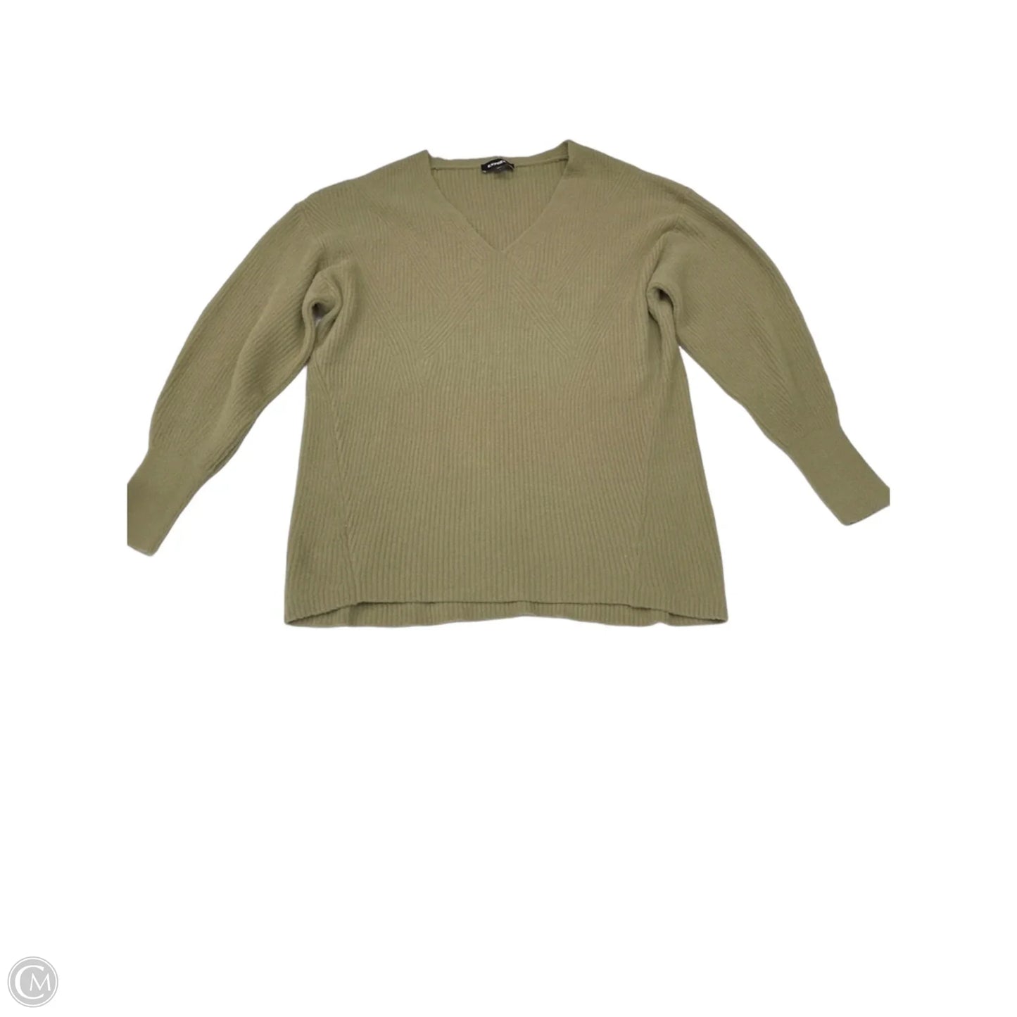 Sweater By Express In Green, Size: L
