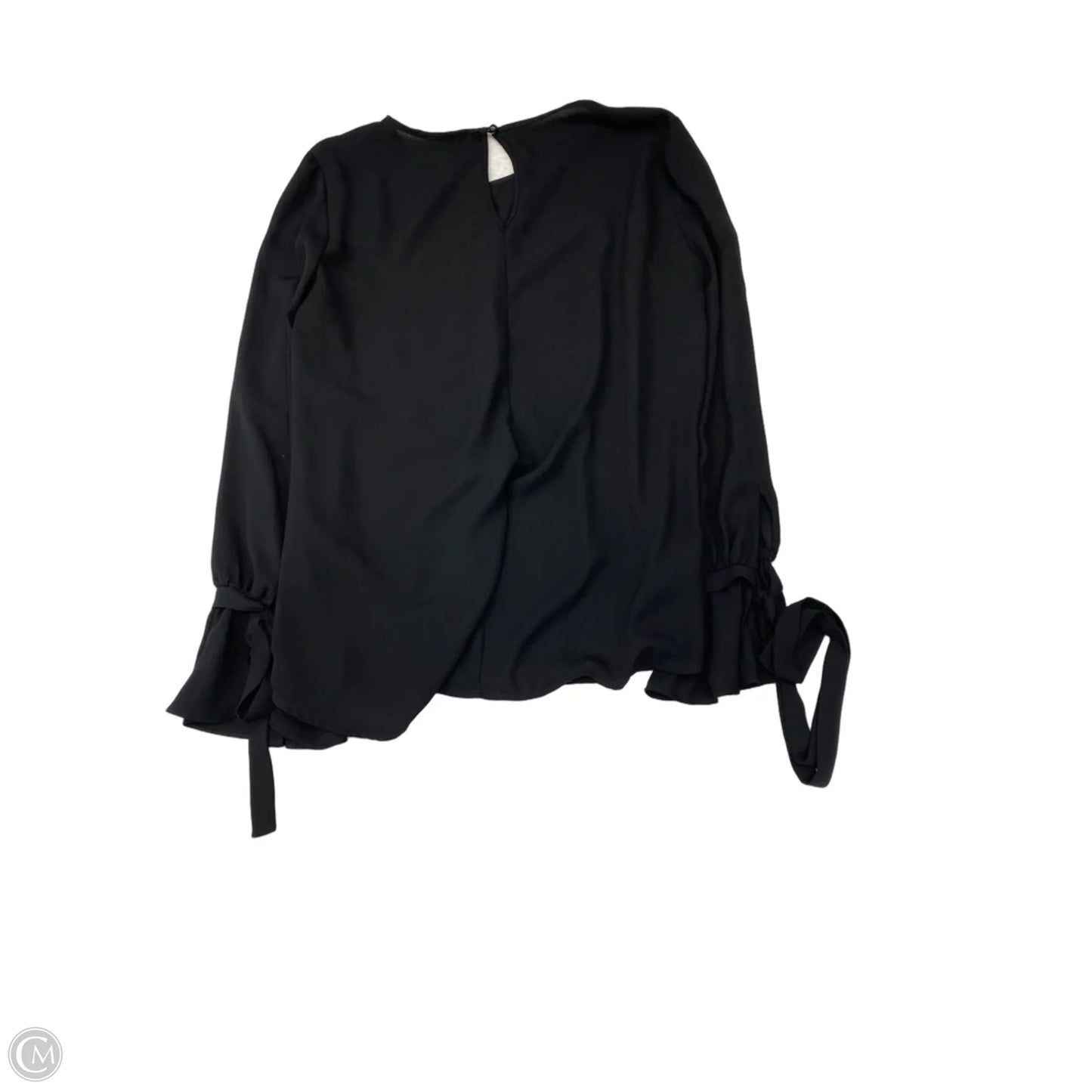 Blouse Long Sleeve By Pleione In Black, Size: M