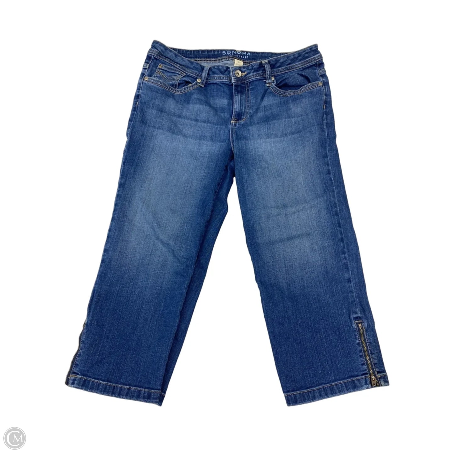 Capris By Sonoma In Blue Denim, Size: 10