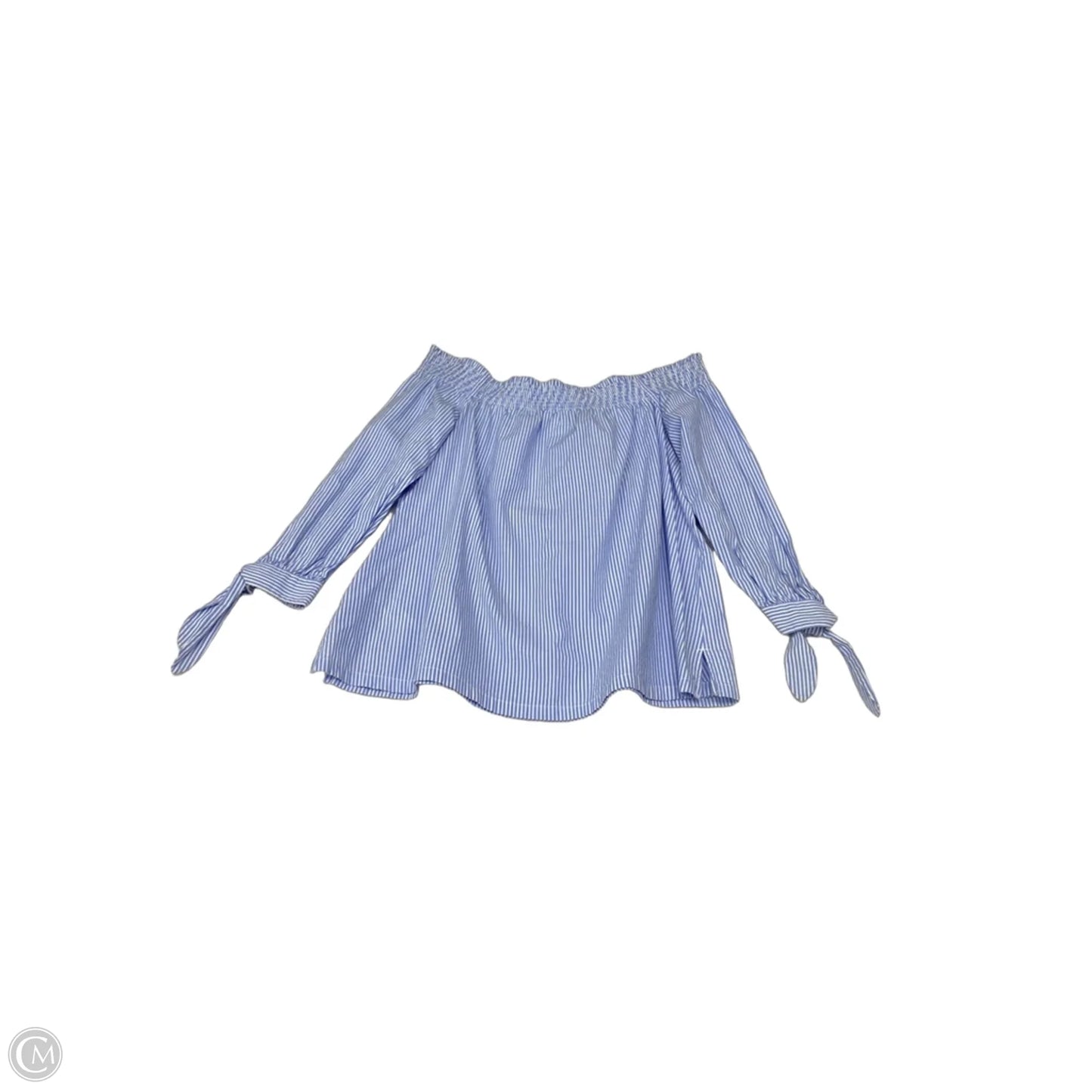 Top Long Sleeve By Loft In Striped Pattern, Size: Xsp