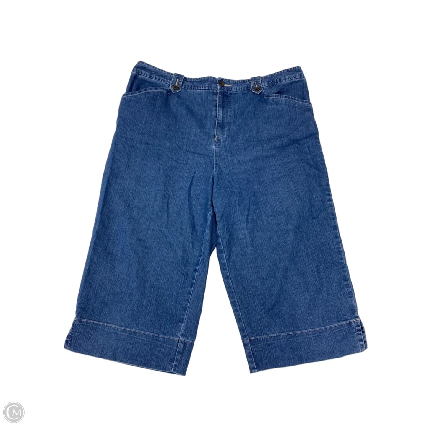 Capris By White Stag In Blue Denim, Size: 12