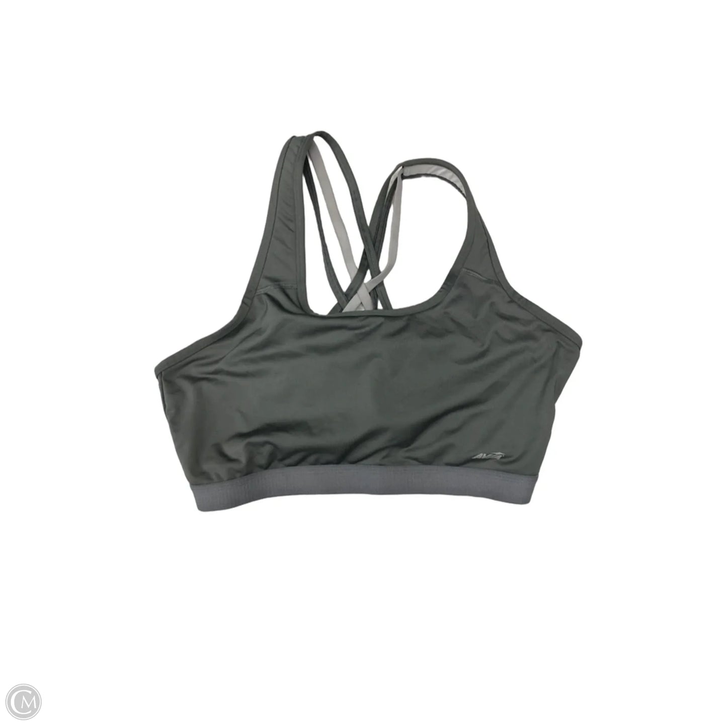 Athletic Bra By Avia In Grey, Size: Xxl