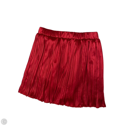 Skort By Clothes Mentor In Red, Size: S