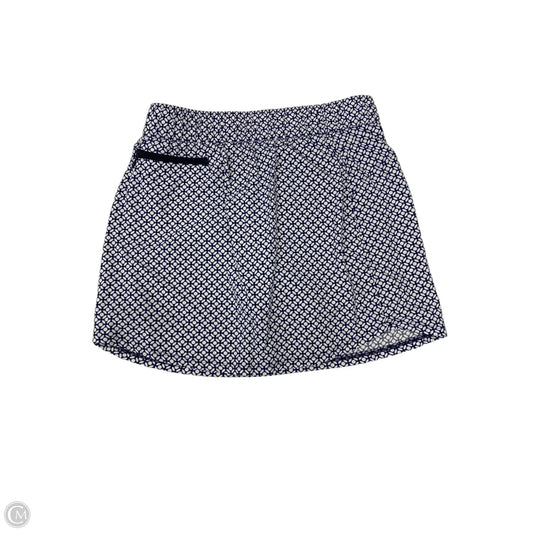 Athletic Skort By Talbots In Blue & White, Size: S