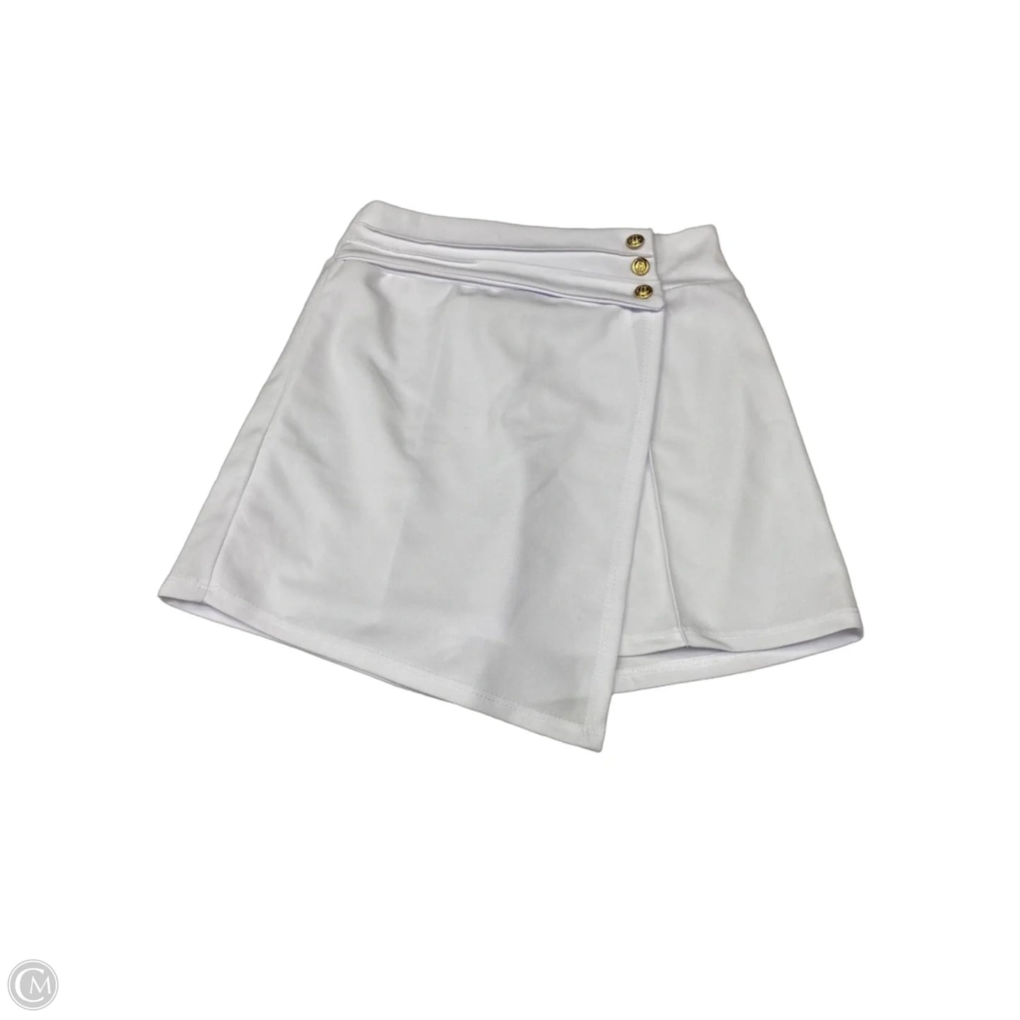 Skort By Clothes Mentor In White, Size: M
