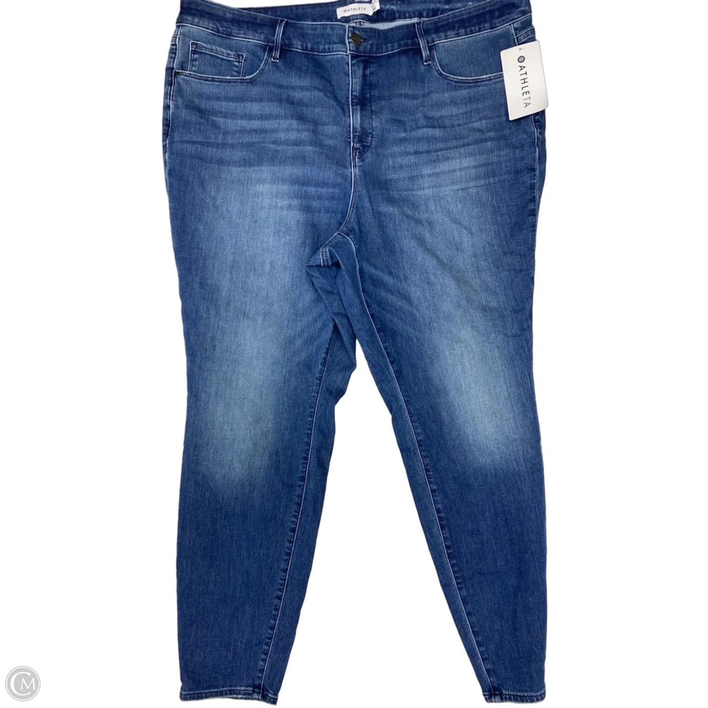 Jeans Skinny By Athleta In Blue Denim, Size: 24