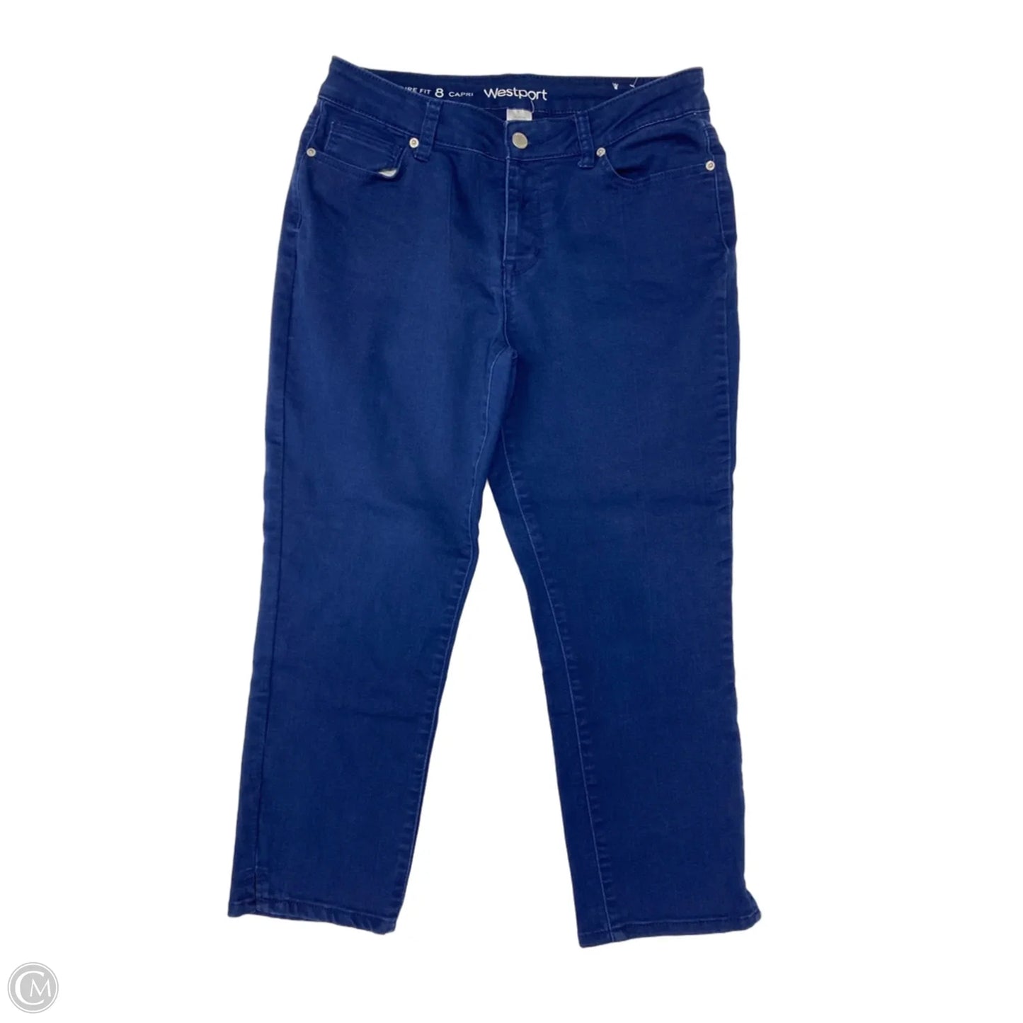 Capris By Westport In Blue Denim, Size: 8