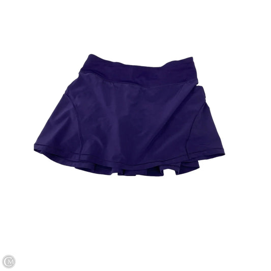 Athletic Skort By Lululemon In Navy, Size: S