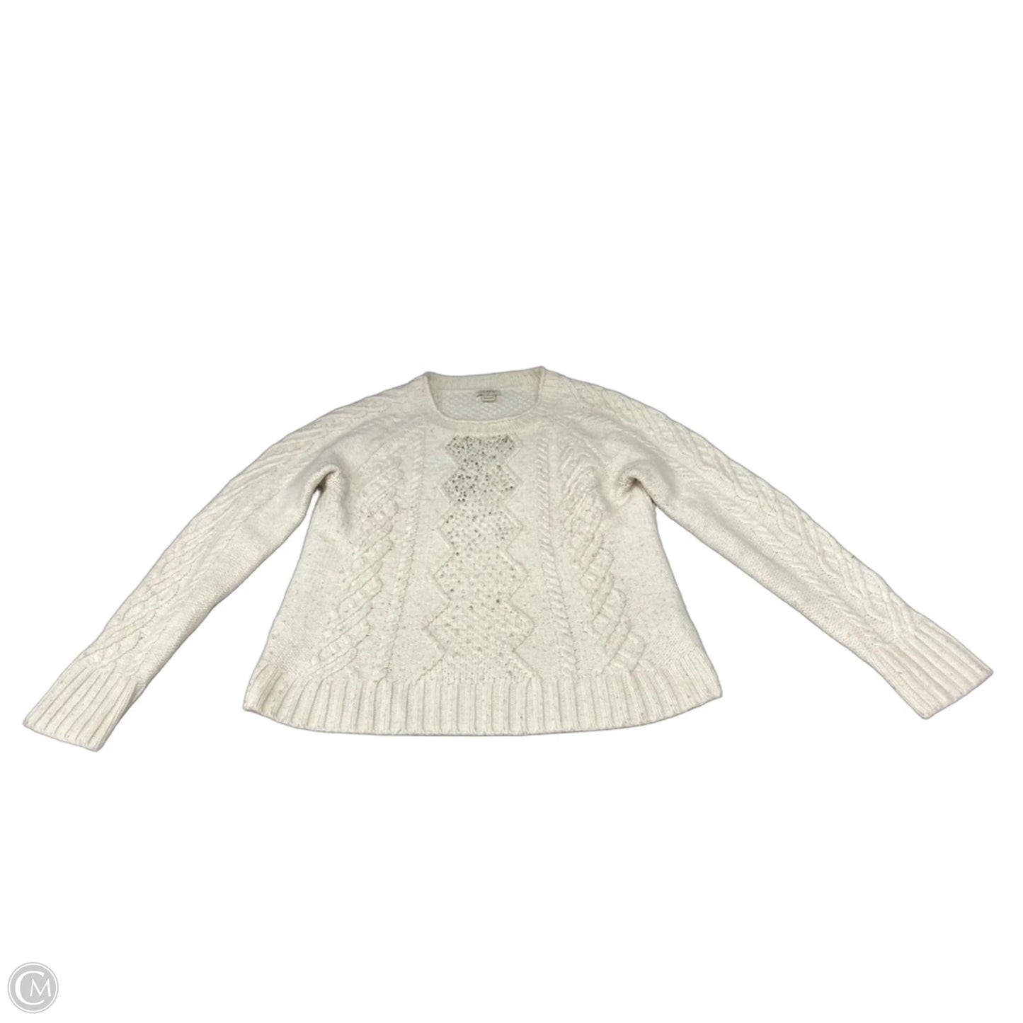 Sweater By J. Crew In Cream, Size: L