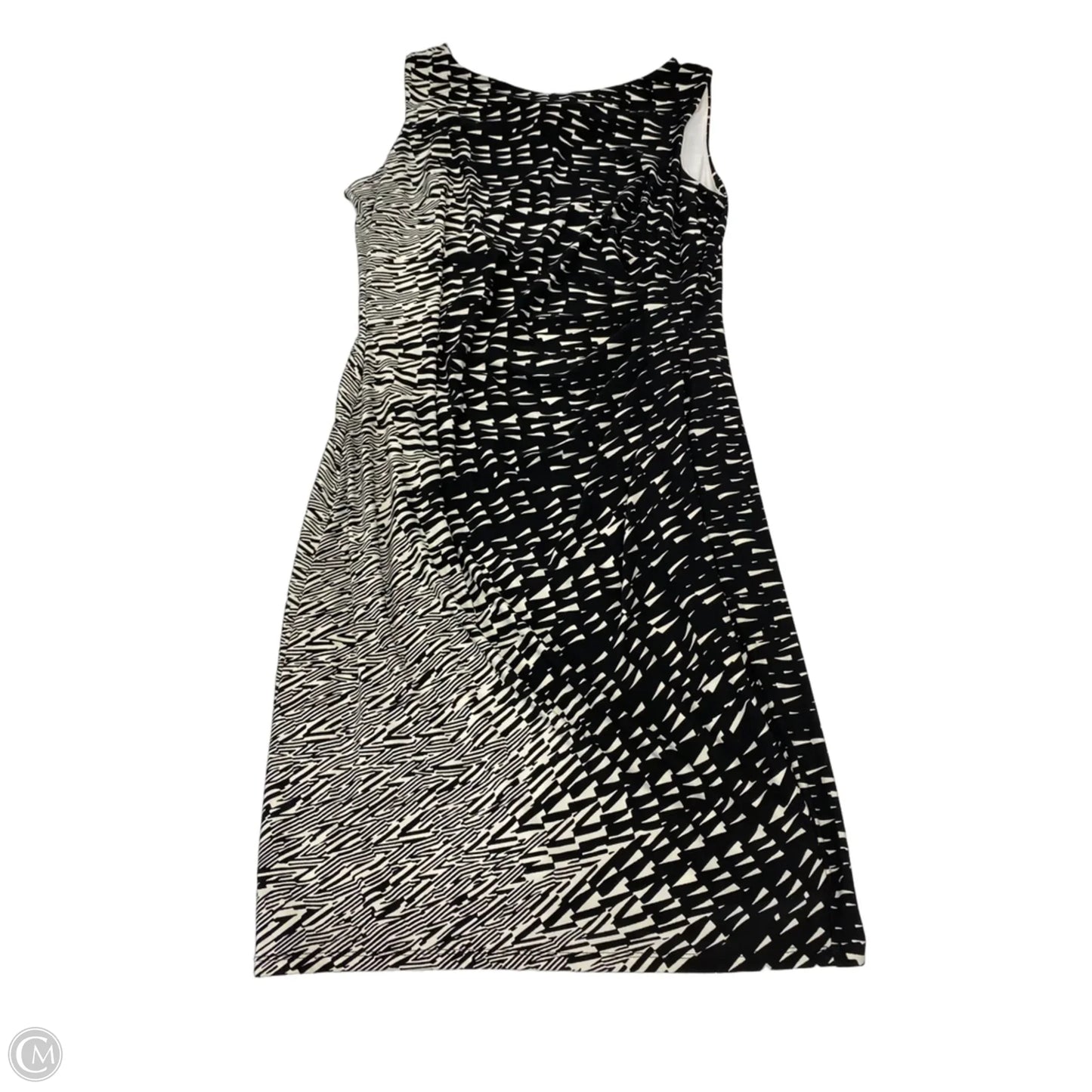 Dress Work By Anne Klein In Black & White, Size: L