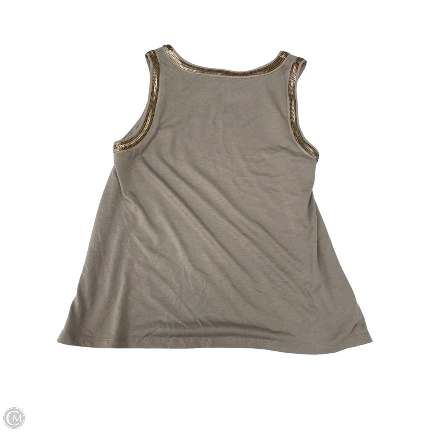 Blouse Sleeveless By Bke In Grey, Size: M
