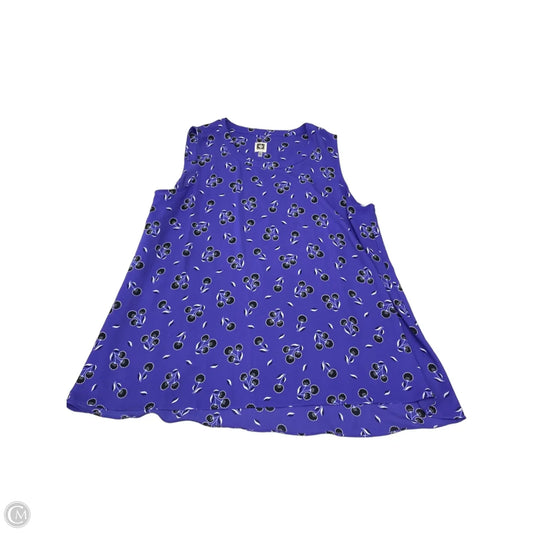 Blouse Sleeveless By Anne Klein In Purple, Size: Xl