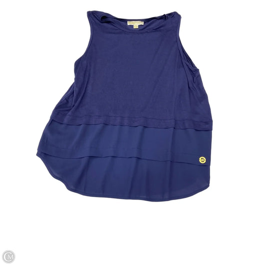 Tank Top Designer By Michael By Michael Kors In Blue, Size: Xl