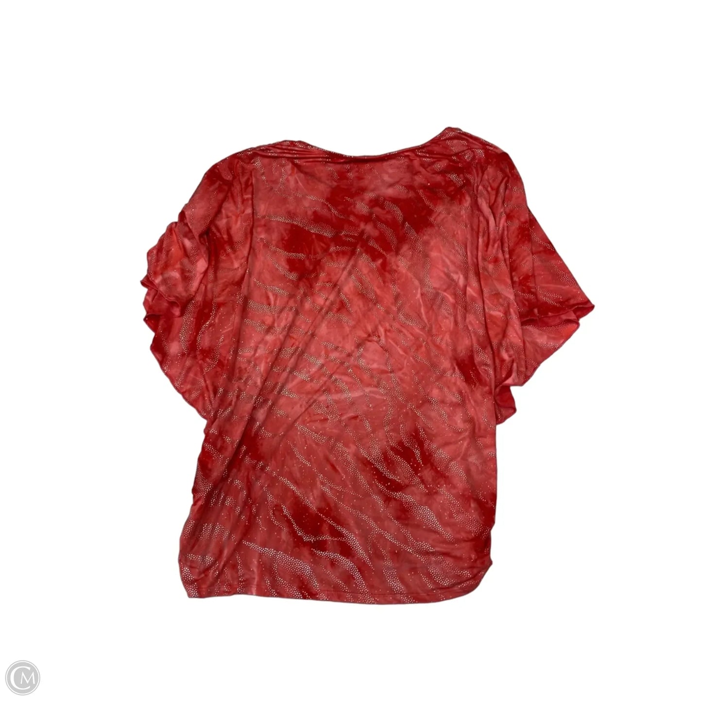 Blouse Short Sleeve By Jm Collections In Pink, Size: 1x
