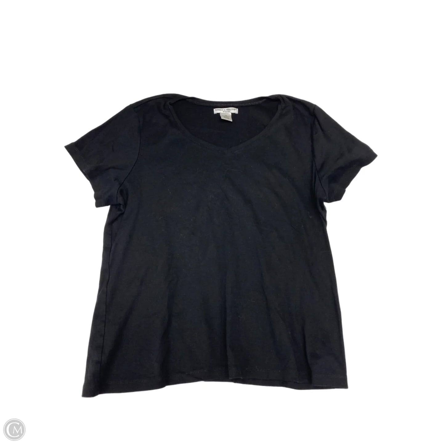 Top Short Sleeve Basic By Rebecca Malone In Black, Size: 1x