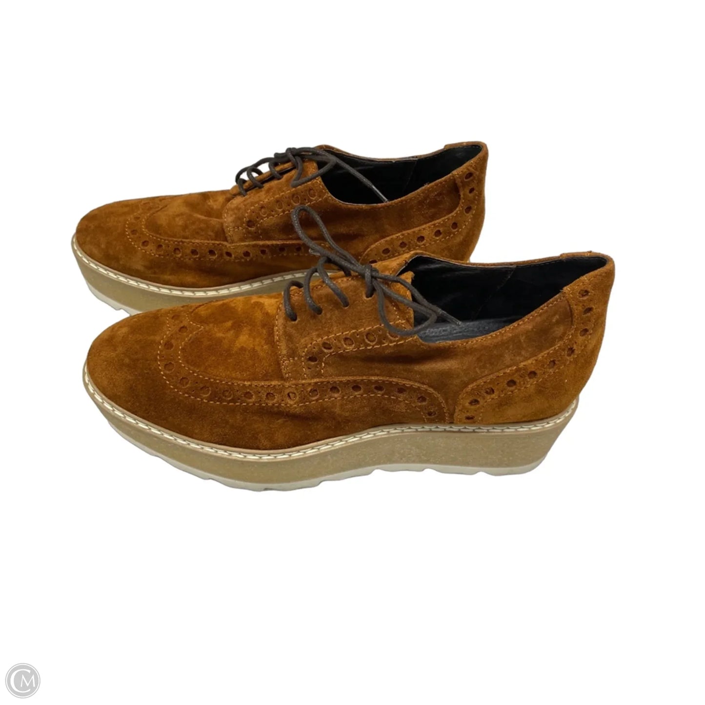 Shoes Heels Platform By Cmc In Brown, Size: 9.5