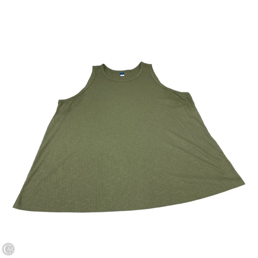 Top Sleeveless Basic By Old Navy In Green, Size: 2x