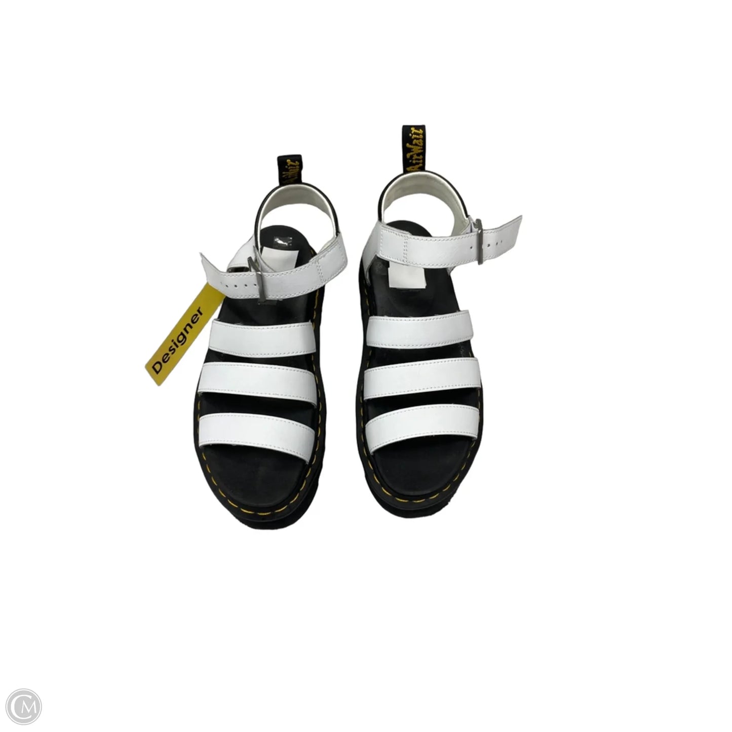 Sandals Designer By Dr Martens In White, Size: 10