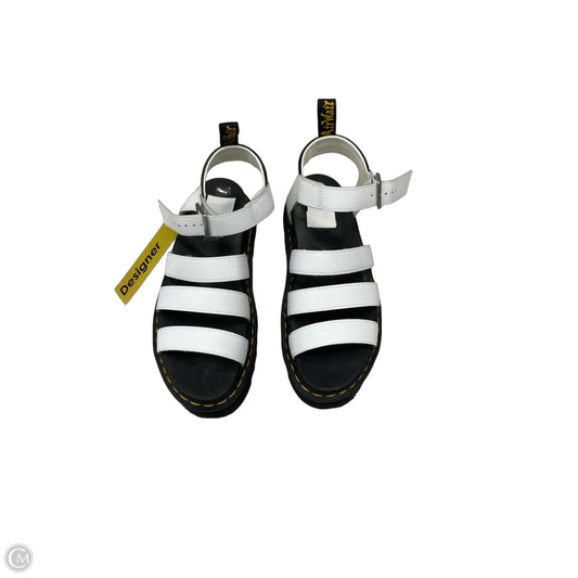 Sandals Designer By Dr Martens In White, Size: 10