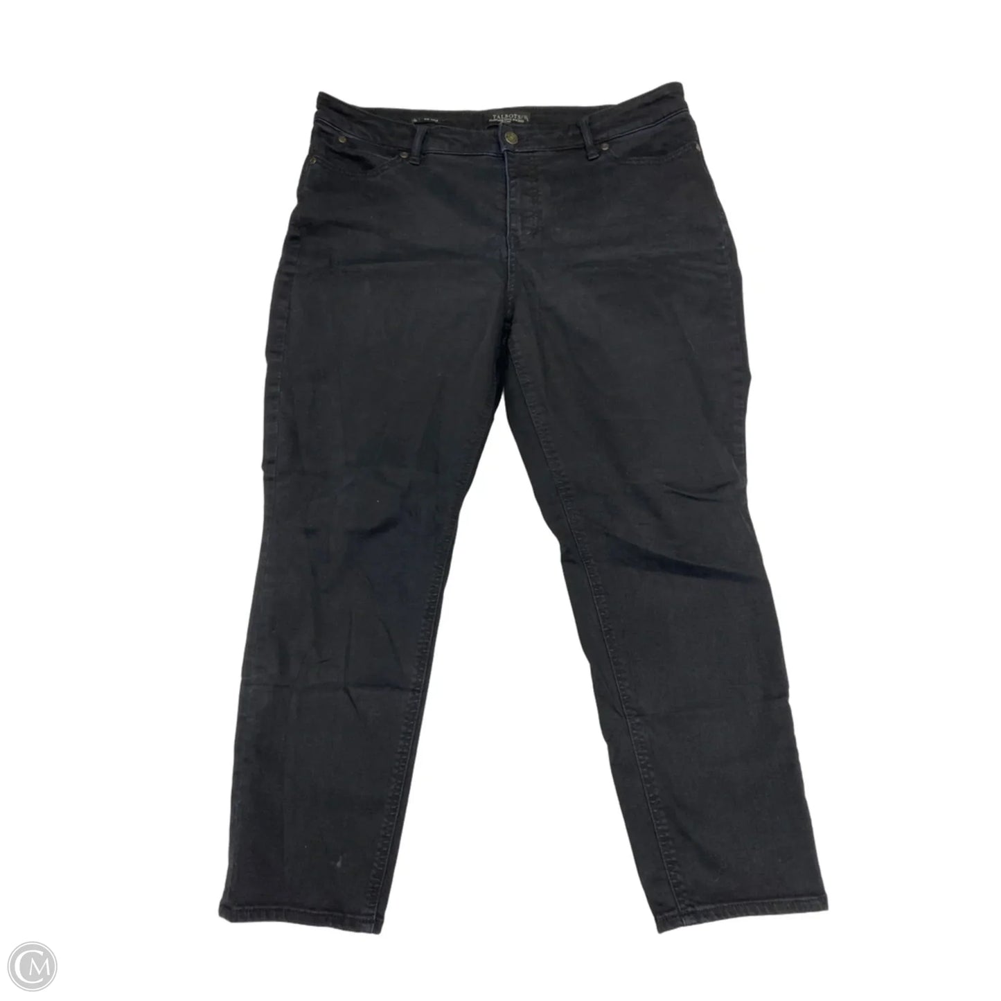 Jeans Boyfriend By Talbots In Black, Size: 14p