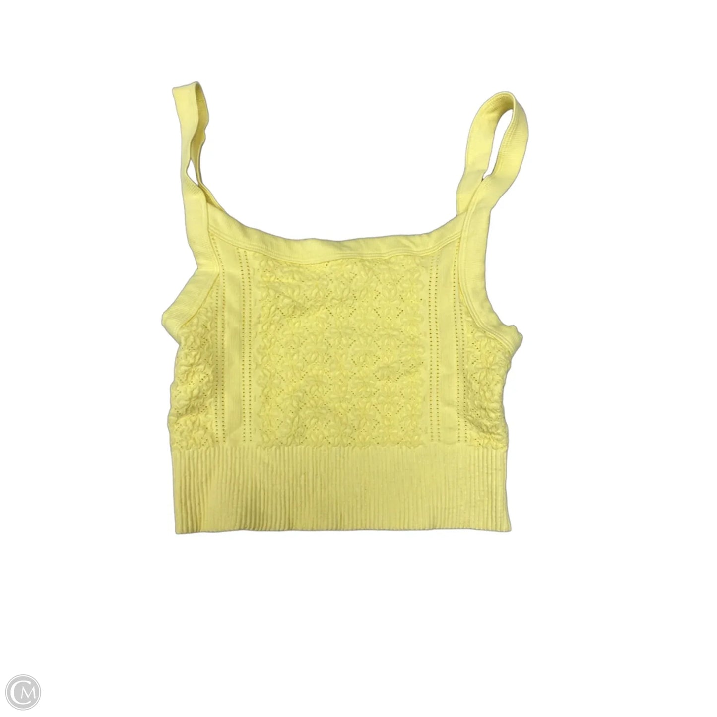 Tank Top By Clothes Mentor In Yellow, Size: Osfm